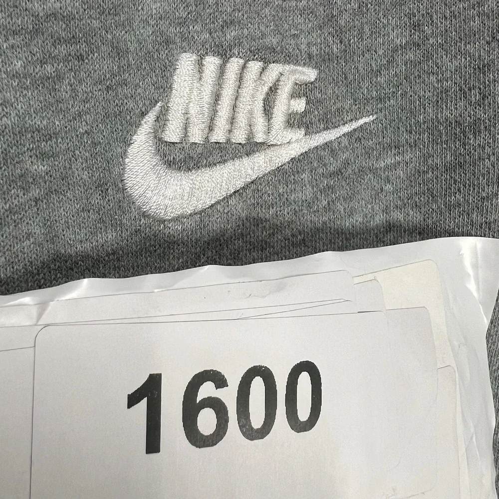 Nike Sweatpants Mens M Gray Joggers Fleece Pockets Drawstring Gym Athleisure